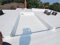 Commercial Flat Roof of TPO